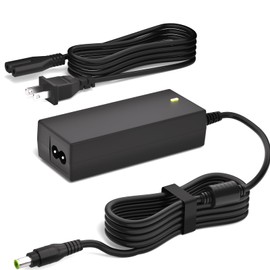 Ursulan 12V AC Charger Cord for Wahoo WFBKTR4 WF123 Power Charger to Power Wahoo KICKR Core Indoor Cycling Training Bike Compatible with SUN1200500 SUN-1200500 (Black) DC Adapter Power Cord