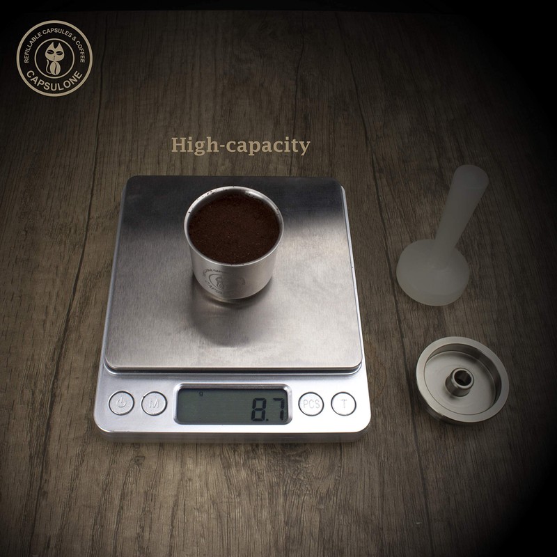 CAPSULONE refillable coffee capsule reusable iperEspressp capsule pod coffee filter