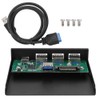 3-Port USB3.0 + 1 Port USB3.1 TypE C Interface Alloy