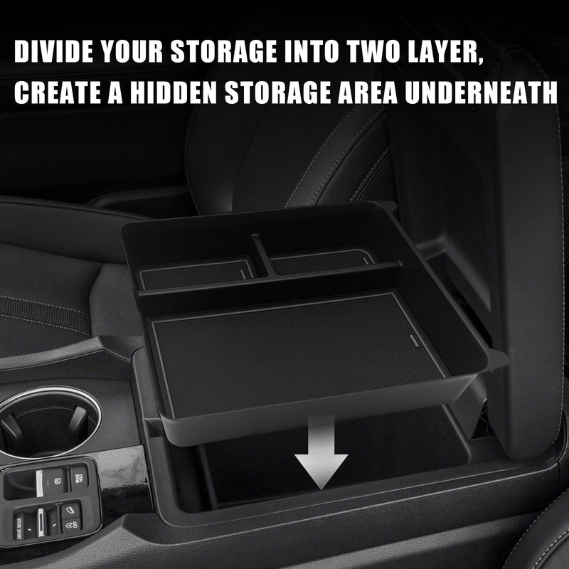 Muslogy Center Console Organizer Compatible with Honda Pilot 2023 2024