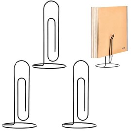Desktop Memo Holder 4Pcs Base Memo Clip Jumbo Desk Paper Clip Table Number Holder Picture Memo Note Photo Stand Office Accessory