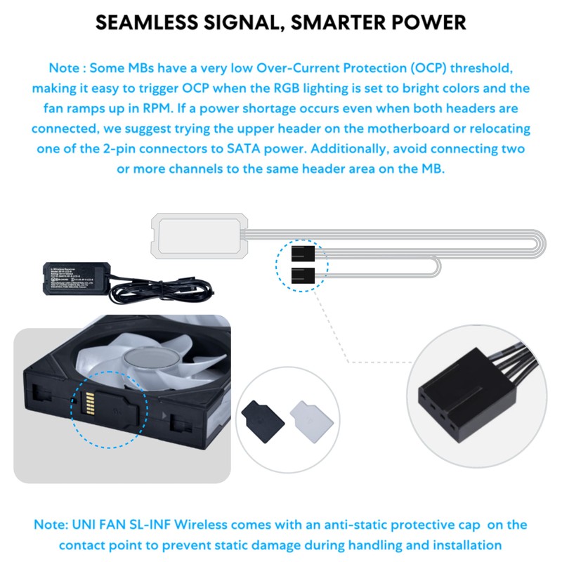 Lian Li UNI Fan SL-Infinity Wireless - 120 Single Pack