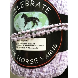 Dark Horse Yarns Celebrate #104 Lavender Flag 'N Ladder Ribbon Yarn 50gr 76y