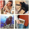 Maahongh 6 Pcs Brown Waterproof Notebook with Pen and Cover,