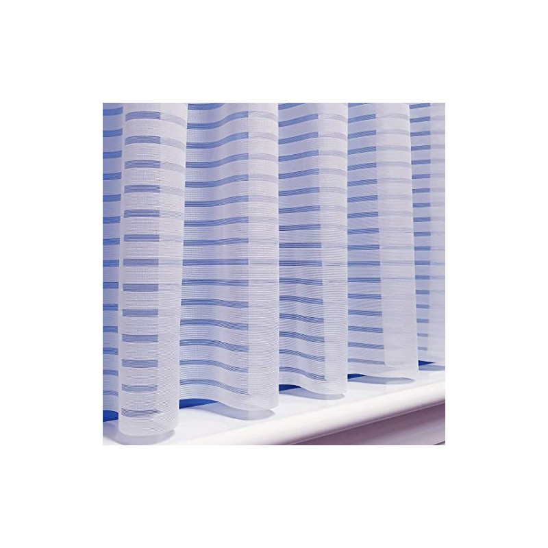 John Aird Paris Horizontal Design Net Curtain - Sold By