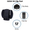 QSPORTPEAK Motorcycle Intercom Accessories, Microphone Headphone Clip for V6 /