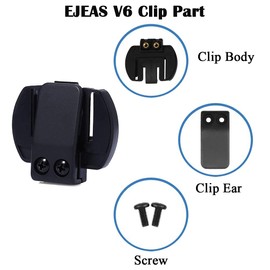 QSPORTPEAK Motorcycle Intercom Accessories, Microphone Headphone Clip for V6 / V4 Motorcycle Bluetooth Interphone Intercom