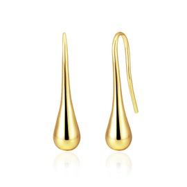 Philip Jones Gold Plated Teardrop Earrings