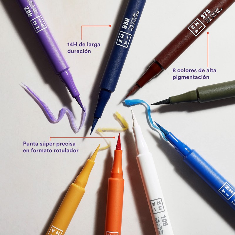 3INA MAKEUP - Vegan - The Colour Pen Eyeliner 100