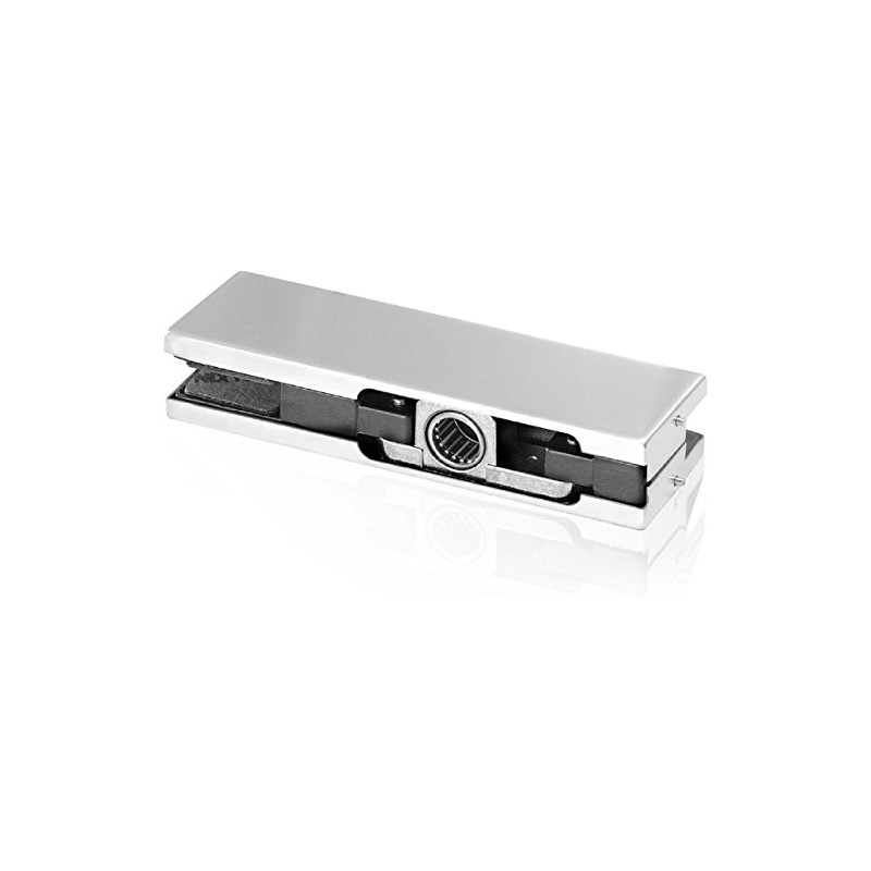 NHN Model:KPF-2P-CAA Top Patch Fitting for Glass Door, Anodized Aluminum