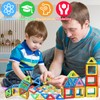 AOUVT 40 Pieces Magnetic Building Blocks, Learning Toy Made of
