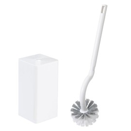 LEC Cleanliness Habits Toilet Brush with Case / Place on the Edge to Drain / Wash the Border Back Without Worrying About Direction