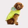 GF Pet Reversible Raincoat - Neon Yellow with Tie Dye