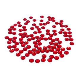 Preciosa Viva Rhinestones No Hotfix Flatback - Light Siam - SS12 (3mm) - Choose Your Quantity (144)