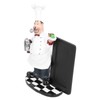 Resin Mustache Chef Figurine Fashion Small Ornaments Message Board Food