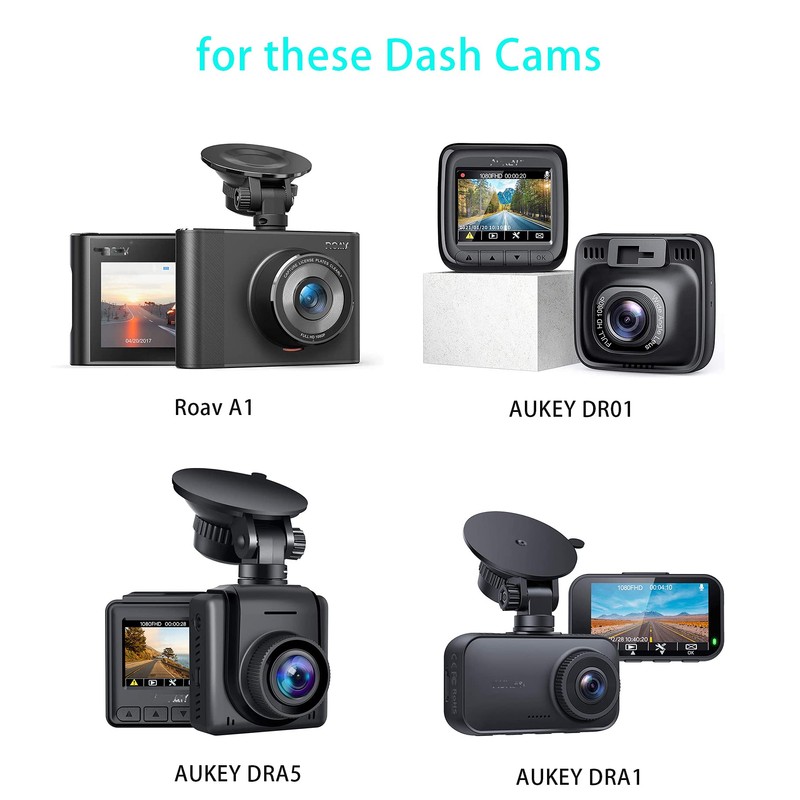 2 x Suction Cup Mount for Apeman Crosstour Dashcam Easy