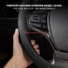 Universal Stretchy Silicone Steering Wheel Cover - Anti-Slip Grip, Enhanced