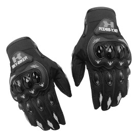 Bluelander Mayoreo 4 Guantes Para Moto Bicicleta Negro-gris