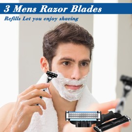 DMNQ 12 x Mach 3 Blades Razor Blades Proglide Blades Razor Blades Used to Clean Beard Leg Hair