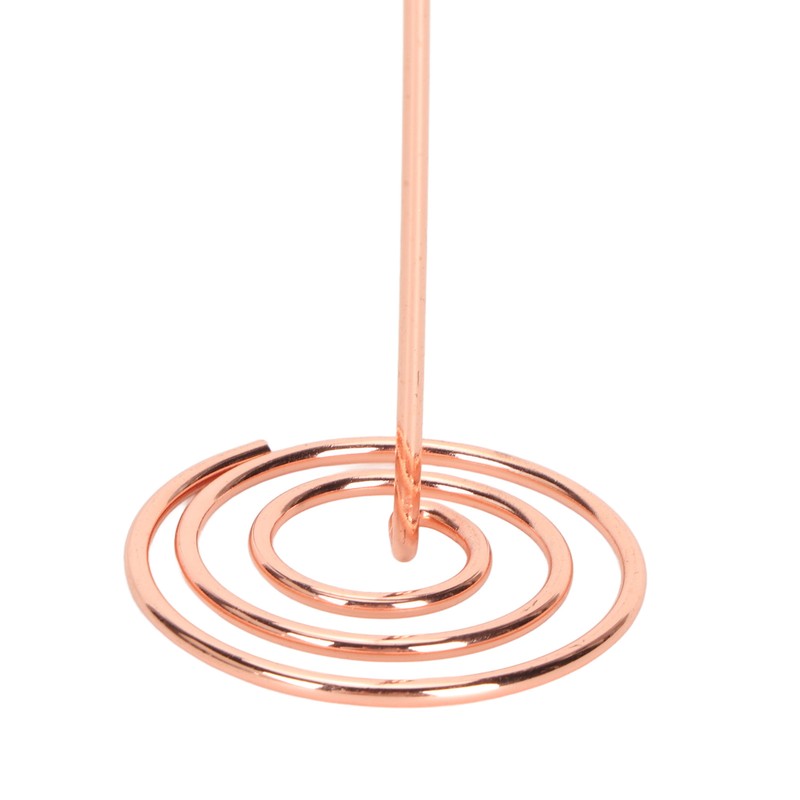 10pcs Table Number Holder Spiral Base Mermaid Shaped Wedding Table