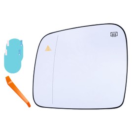 EAP Driver Side Mirror Glass Compatible with Jeep Grand Cherokee 2011-2021, Dodge Durango 2011-2024, Heated with Blind Spot Without Auto Dimming 68092055AB