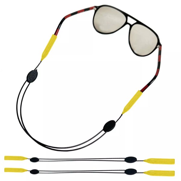 ATB 2 Pc Adjustable Sunglasses Straps Eyeglass String Holder Wired