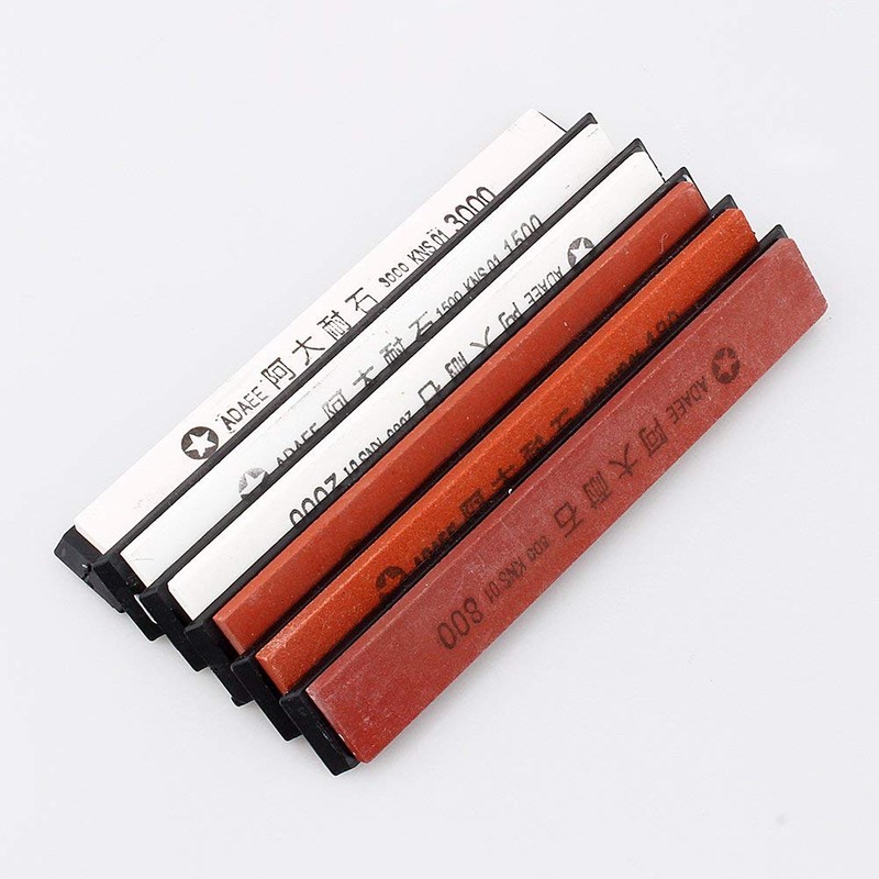 6Pcs 16.5 x 5 x 3cm Sharpening Stone Kit, Sharpening
