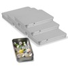 RAMFIYN 6 pack 4 Inch Metal Tins with Slide Top