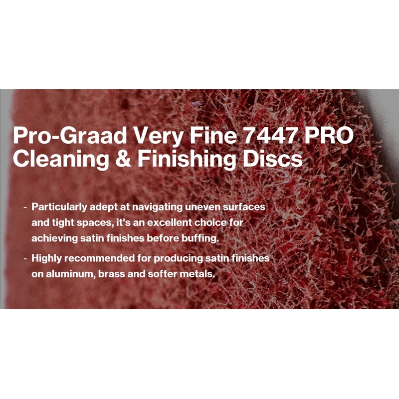 Pro-Graad 4 Pack 8” x 1/2” Very Fine 7447 PRO