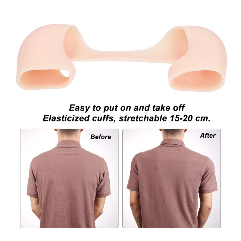 Silicone Shoulder Pad Concealed Soft Elastic Breathable Silicone Anti Slip