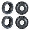 Front Rear Upper & Lower Coil Spring Isolators Kit Fits