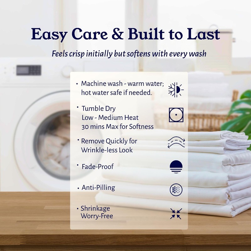 California Design Den Twin XL Bed Sheets Set - Soft