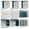 VooGenzek 2 PCS Concealed Cabinet Hanger, Concealed Hanging Bracket Kitchen,