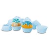 Staedter Maxi Ice crystal Paper Baking Tray, Light Blue, 50-Piece