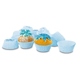 Staedter Maxi Ice crystal Paper Baking Tray, Light Blue, 50-Piece