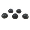 POWERWORKS 5 pcs Brake Pedal Rubber Stopper Black Fits for