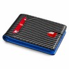 Ultra Thin RFID Wallet for Men – Carbon Fiber Pattern