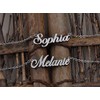 HUAN XUN Unique Name Jewelry Gifts Silver Pendant Name Necklace