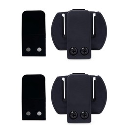 MIMIRACLE Belt Clip for FBIM V6 V4(3.5mm Version), Referee Headset Accessory Motorcycle Helmet Clips Bracket Clip Mount for Helmet Headset -2Pack