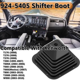 Sporthfish 924-5405 Automatic/Manual Transmission Shift Boot Compatible with Kenworth T & W Series 1999-2010, K04279 Shifter Boot Cover Square