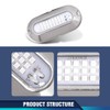 PIT66 LED Pontoon Boat Docking Light Bright White Housing Marine