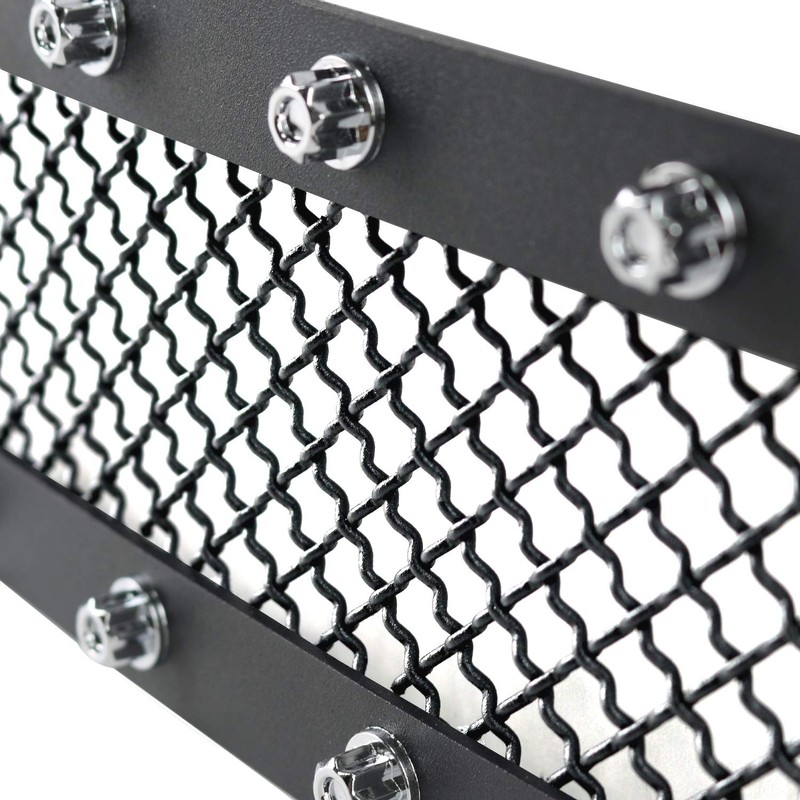 Spec-D Tuning Rivet Style Mesh Black Upper Main Grille Inserts