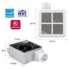 VENTECHLATION Bathroom Exhaust Fan 70CFM 1.5Sone, Quiet Bath Fan with