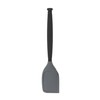 Sabatier Nylon Spatula with Silicone Head, 12-Inch, Black/Gray