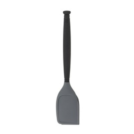 Sabatier Nylon Spatula with Silicone Head, 12-Inch, Black/Gray
