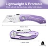 Harita Utility Knife Box Cutter Quick Change Blades, Back-lock Mechanism,