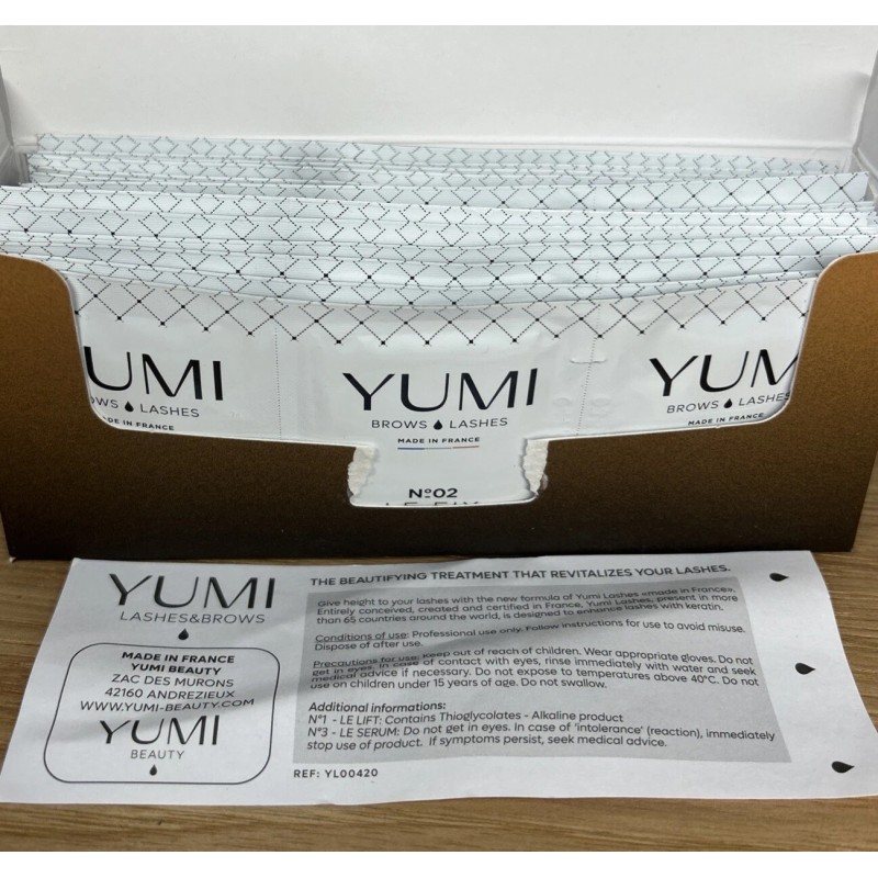 Yumi Brow Lash Lift Fix Serum No. 1 2 3