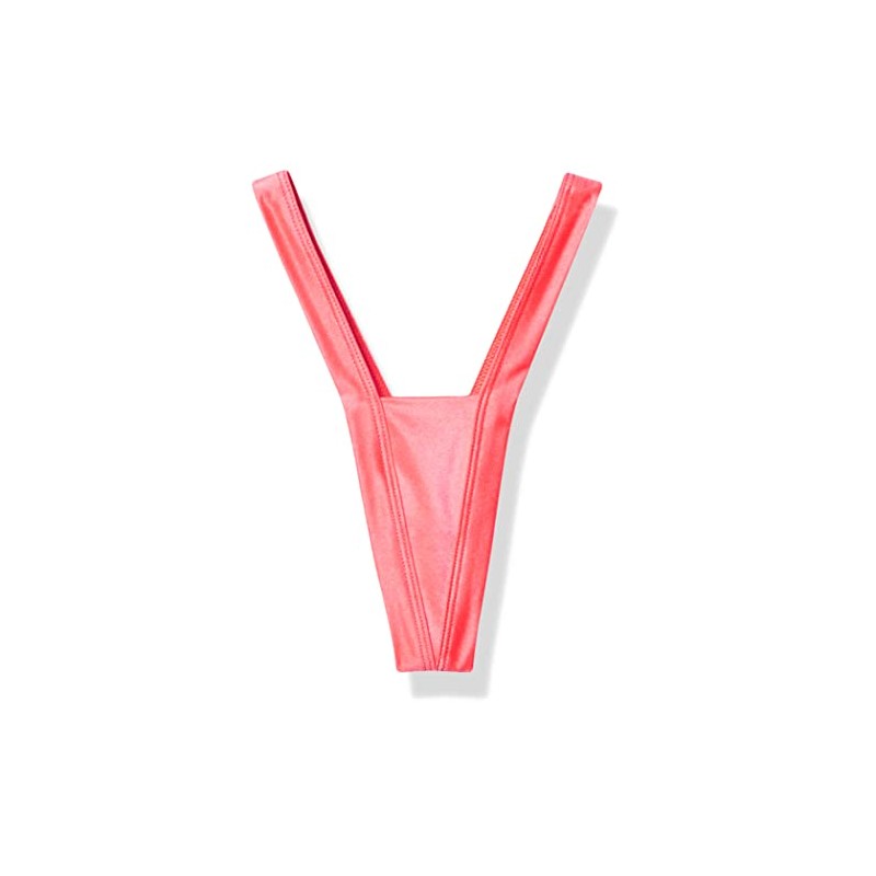 BodyZone Women's Heart Back Thong, Coral, One Size