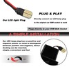 KEEGTBOX Full LED License Plate Light Tag Lamp Assembly Compatible