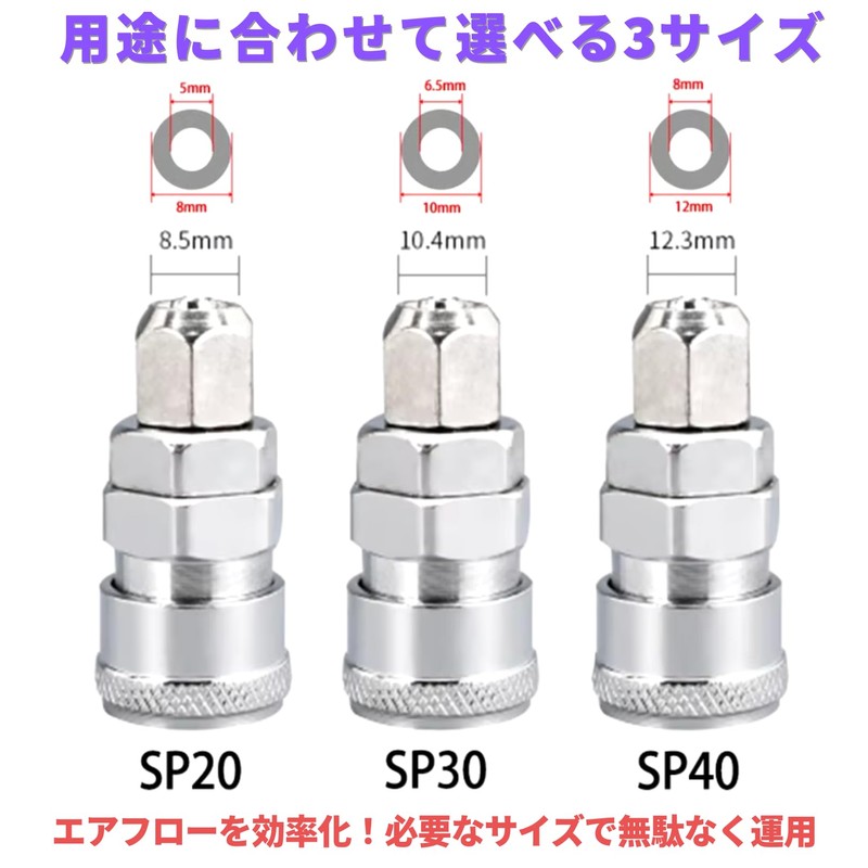 PLEAVIT SP+PP40 Air Coupler, Air Hose, Coupler, Joint for Hose